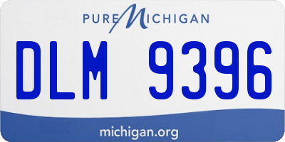 MI license plate DLM9396