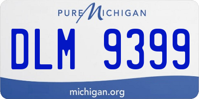 MI license plate DLM9399
