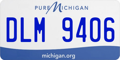 MI license plate DLM9406