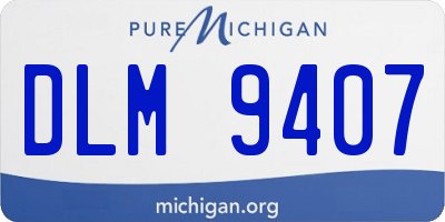 MI license plate DLM9407