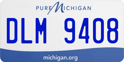 MI license plate DLM9408