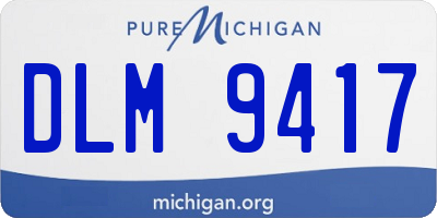 MI license plate DLM9417