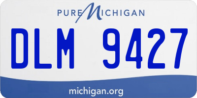 MI license plate DLM9427