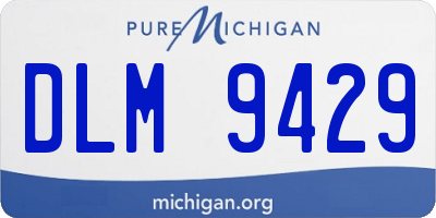 MI license plate DLM9429