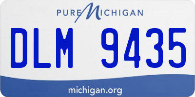 MI license plate DLM9435