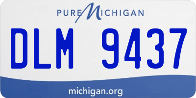 MI license plate DLM9437