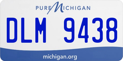 MI license plate DLM9438
