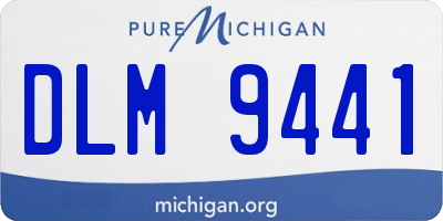 MI license plate DLM9441