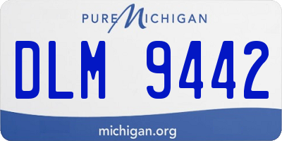 MI license plate DLM9442