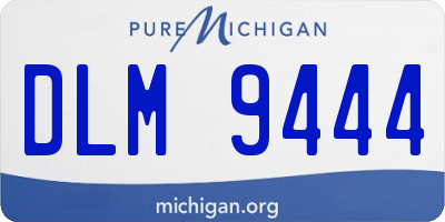 MI license plate DLM9444