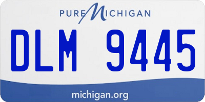 MI license plate DLM9445