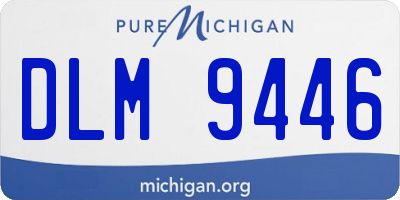 MI license plate DLM9446