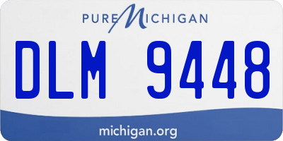 MI license plate DLM9448