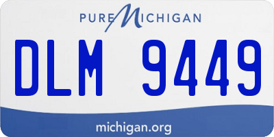 MI license plate DLM9449