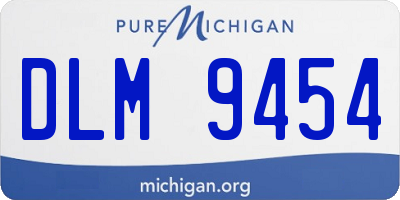 MI license plate DLM9454