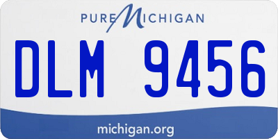 MI license plate DLM9456