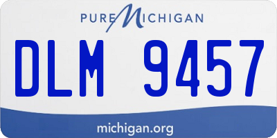 MI license plate DLM9457