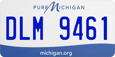 MI license plate DLM9461