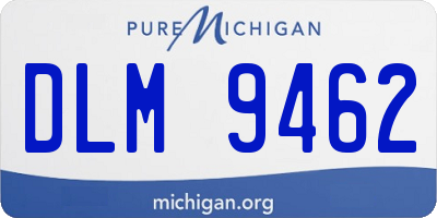 MI license plate DLM9462