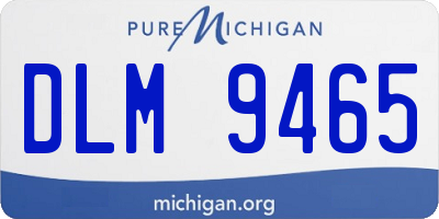 MI license plate DLM9465