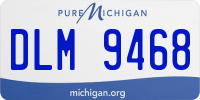 MI license plate DLM9468