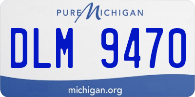 MI license plate DLM9470