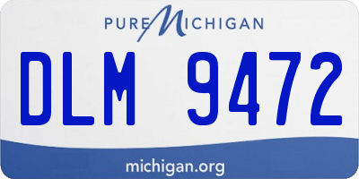 MI license plate DLM9472