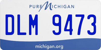 MI license plate DLM9473