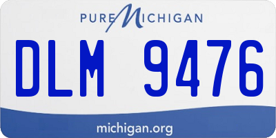MI license plate DLM9476
