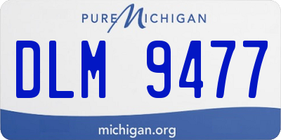 MI license plate DLM9477