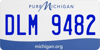 MI license plate DLM9482