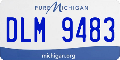 MI license plate DLM9483