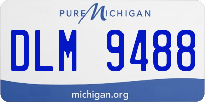 MI license plate DLM9488