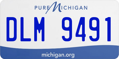 MI license plate DLM9491