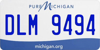MI license plate DLM9494