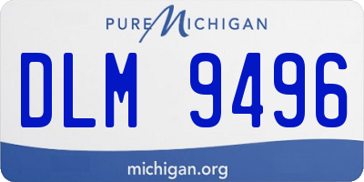 MI license plate DLM9496