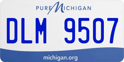 MI license plate DLM9507