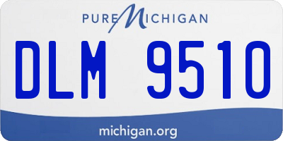 MI license plate DLM9510