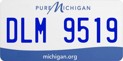 MI license plate DLM9519
