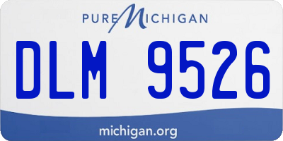 MI license plate DLM9526