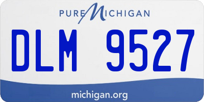 MI license plate DLM9527