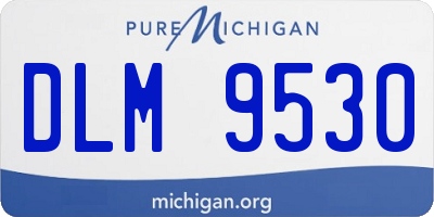 MI license plate DLM9530