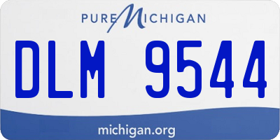 MI license plate DLM9544