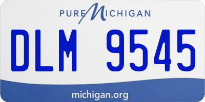 MI license plate DLM9545