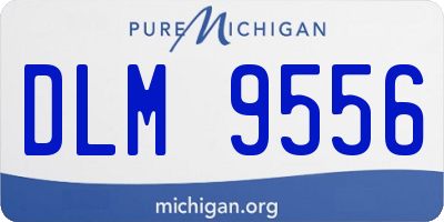 MI license plate DLM9556