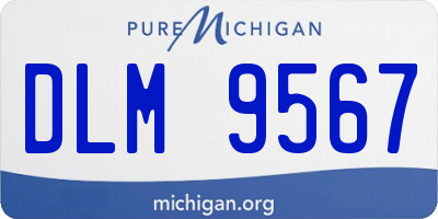 MI license plate DLM9567