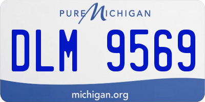 MI license plate DLM9569