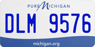MI license plate DLM9576