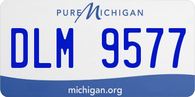MI license plate DLM9577
