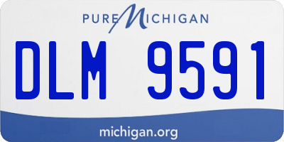 MI license plate DLM9591
